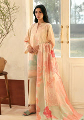 Lawn - Sahar - Selene Premium - 3 Pcs - SSP#09 - ROSETTE REVERIE