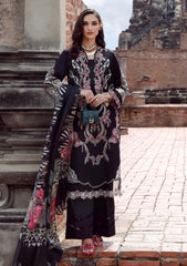 Lawn - Marwat Textiles - Gulmina - Luxury 25 - Vol-II - D#02 - ONYX NOIR