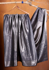 Silk Zari Jamawar Shawl D#51 - N Blue