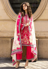 Winter - Meerak - Premium Embroidered Linen 25 - AURORA