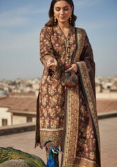 Winter - Riwaj - Printed Marina - 3 Pcs - Wool Shawl 25 - D#04