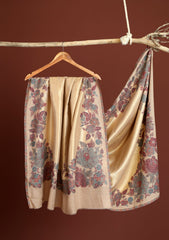 Pashmina Zari Jamawar Shawl D - 50 - Skin