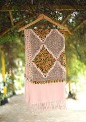 Pashmina Ari Work Scarf D - 13 - L Pink