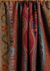 Pashmina Jamawar Shawl D#18 - Black