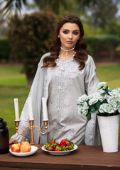 Lawn - Paras By Pasha - Bloom & Beyond - Eid 25 - Ash Bloom