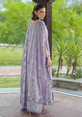 Lawn - Elaf Premium - Bridgerton Prints 26 - EPB#06A - LILAC GARDEN