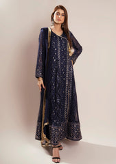 Pret Collection - Manahils - Safiyya - KURTI 099 - N Blue