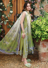 Lawn - Mushq - Hemline Secret Garden 26 - Beyond The Trail Of Petals - MB#404 - Whispering Ivy
