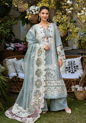 Lawn - Elaf Premium - Luxury Lawn 25 - ELM#3B - Samaa