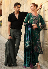 Winter - Rang Rasiya - Carnation 25 - Luxury Shawl Edit - CWD#04 - Matcha