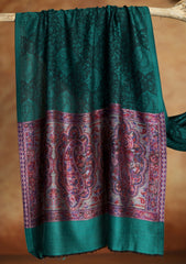Pashmina Jamawar Scarf D#40 - DS Green
