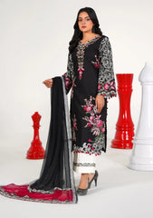 Lawn - Abeer Rasheed - Laal - Luxury 26 - Black