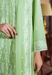 Lawn - Sahar - Festive Chikankari - CK-25-V1-05 - Celadon Dream