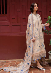 Winter - Marjjan - Bella 25 - Embroidered Karandi - MWK#40 B - SKIN