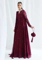 Formals - Qalamkar - Chiffon Unstitched 26 - QCC#03 - WAFA