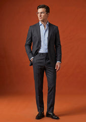 Dormeuil Iconik Nano Wool Fabric - Black