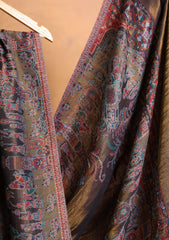 Pashmina Zari Jamawar Shawl D#227 - N Blue