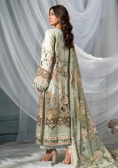 Winter - Meerak - Embroidered Linen 25 - Sage Bloom