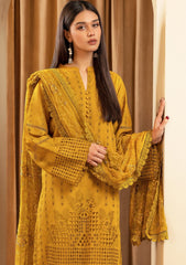 Lawn - Humdum - Elegant - Chikankari Unstitch - HEC25#05