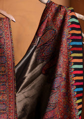 Pashmina Zari Jamawar Shawl D#02 - Black