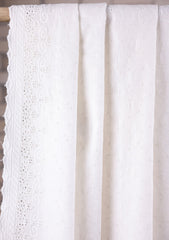 Embroidered Lawn Summer Shawl D#57 - White