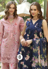 Lawn - Noor by Saadia Asad - Eid Luxe - Printedkari 25 - D#8-B