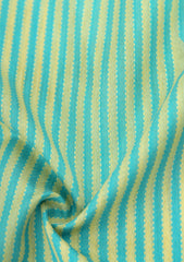Elite Men Silk Stripe Unstitched Waistcoat Fabric