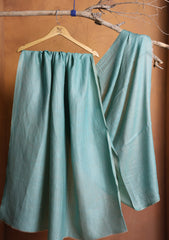 Pashmina Plain Shaded Shawl D#03 - Ferozi