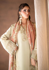Winter - Coral - Rangrez The Linen Edit 26 - CRA#04-A - Aaina