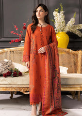 Winter Collection - Rang Rasiya - Carnation Khaddar Shawl - Anya - D#06