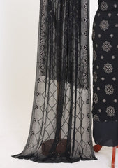 Formals - Riwaj - Fancy Bamber Chiffon - 3 Pcs Suit - CBD#2086 - Black