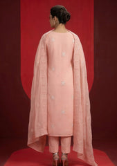 Formals - Riwaj - Fancy Bamber Chiffon - 3 Pcs Suit - CBD#1454 - P Pink