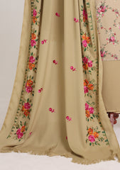 Winter - Riwaj - Printed Cotray Suit - Wool Shawl - D#16 - D Skin