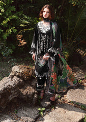 Lawn - Mushq - Hemline Secret Garden 26 - Beyond The Garden Gate - MHS#209 - Nightshade Bloom