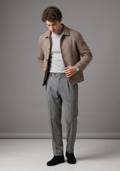 Tweed Rahat Check Wool Fabric - L Skin