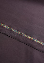 Loro Piana Super 150's Wool Fabric - Burgundi