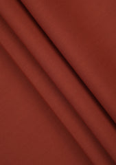 Elite Men Egyptian Pure Cotton Fabric - Rust