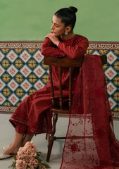 Lawn Collection - Cross Stitch - Mahiri V01 - ROSE FLORINE