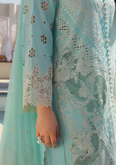 Lawn - Marwat Textiles - Gulmina - Unstitched 25 - D#01 - Azure