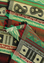 Elite Men Raw Silk Jacquard Unstitched Waistcoat Fabric