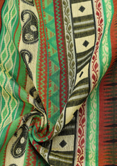 Elite Men Raw Silk Jacquard Unstitched Waistcoat Fabric