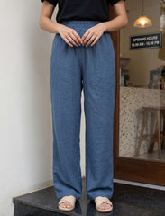 Pret - Moven - Cotton Linen Trouser - Blue