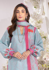 Lawn Collection - Rang Rasiya - Breeze - D#07 Aqua Marine