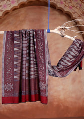 Pashmina Jamawar Scarf D#85 - Maroon