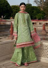 Lawn - Kahf Premium - Aangan Chiffon Prints 26 - KPS#06B - GUL-BAHAR