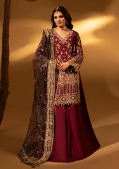 Formals - Aylin - Silk Edit - Unstitched 25 - Violet Bloom