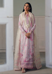 Lawn - Afrozeh - Daybreak - Printed Kari 26 - FWU#0012 - SKYDUST