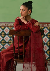 Lawn Collection - Cross Stitch - Mahiri V01 - ROSE FLORINE