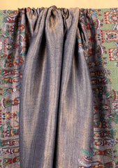Pashmina Zari Jamawar Shawl D#01 - Brown