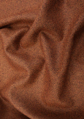 Drago Rugby Flannel Super 130's Wool Fabric - B Rust